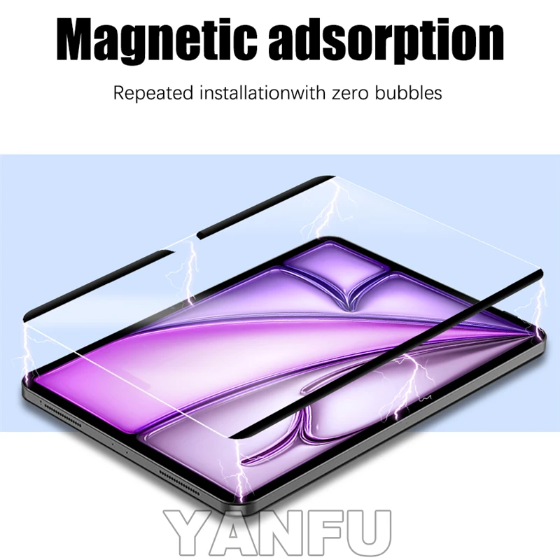 Magnetic Paper Feel Screen Protector Film for iPad Air 11 13 M2 M3 Pro 13 M4 Air 5 4 3 2 1 Pro 11 12.9 9.7 10.5 Film No Glass