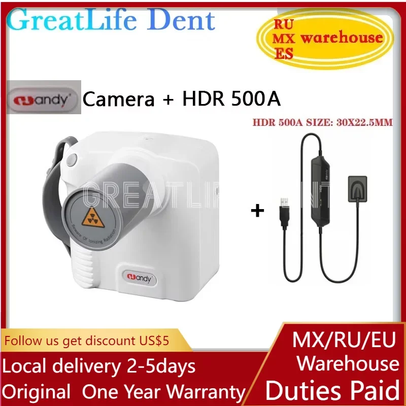 

Mexico RU EU In Stock Greatlife Dent Handy Runyes Wireless Portable Dental X Ray Sensor Rvg Imaging Handy X-ray Camera Machine