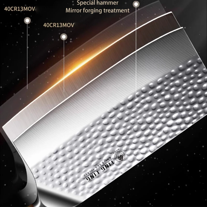 High grade forging cutter - New home cutting knife - Kitchen knife Stainless steel slicing knife - chef\'s hammer slicing knife