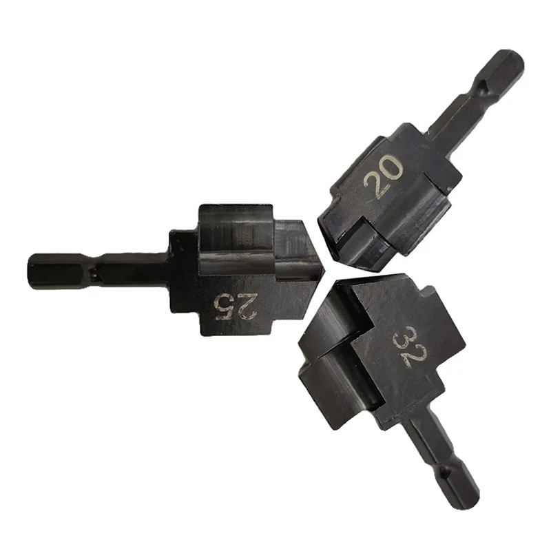 Broca escalonada de elevación PPR, vástago hexagonal, herramienta de conexión de tubería de agua 20/25/32 para fontanero, perforadora de tubería de agua
