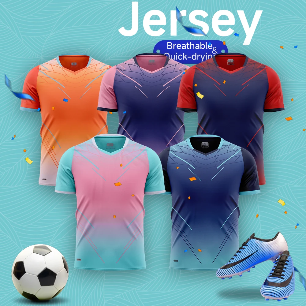 

Adult Men's Breathable Quick-Dry Summer Printed Custom Name Football Jersey (2025/26 Season)