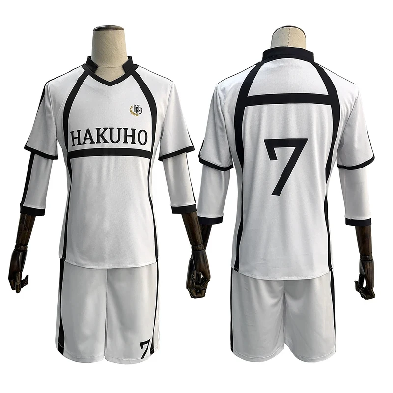 Disfraz de Cosplay de Anime Nagi NO.7 Reo Mikage NO.10, Jersey, Peluca, Red de Pelo, Uniforme de Fútbol, Ropa Deportiva 3'd,5;h.9/