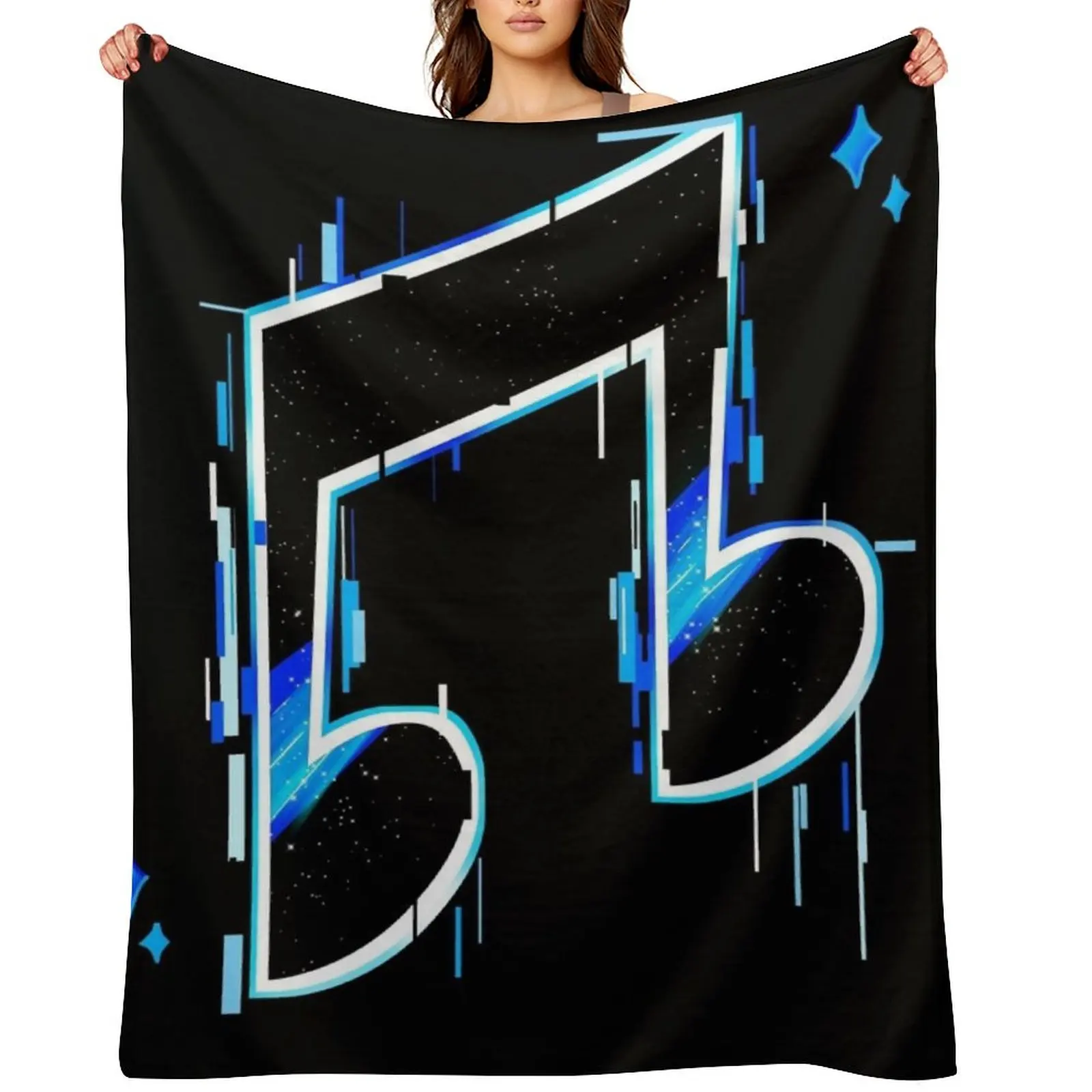 

DJ PON3 music note Throw Blanket Quilt Thin For Sofa Thin Soft Blankets