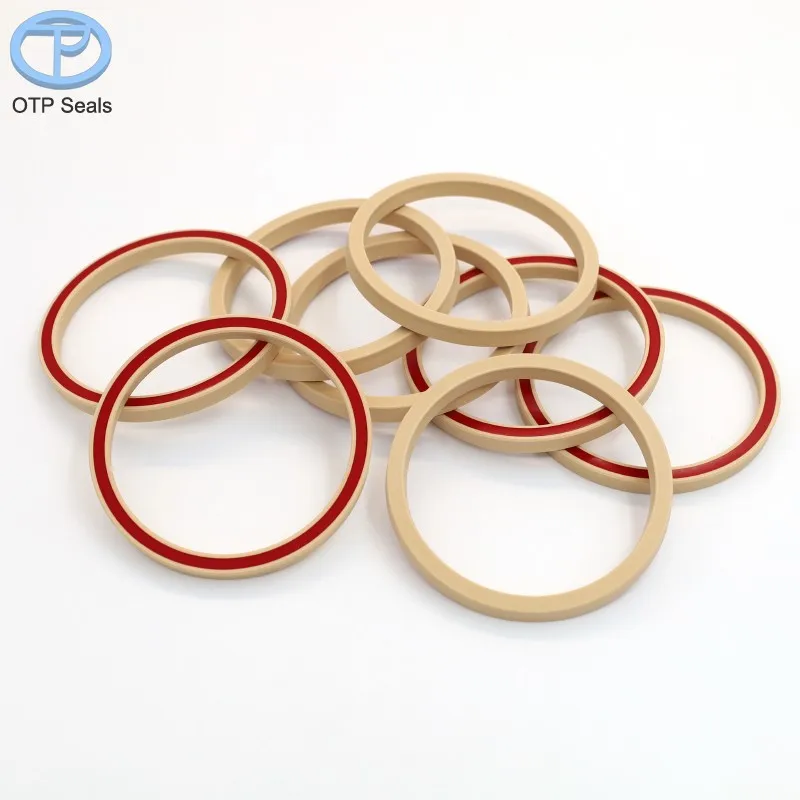 PTFE Spring Energized Cylinder Seal Custom Seals Polytetrafluoroethylene Add POB V-Spring Filling Silicone Gel Sealing Solutions