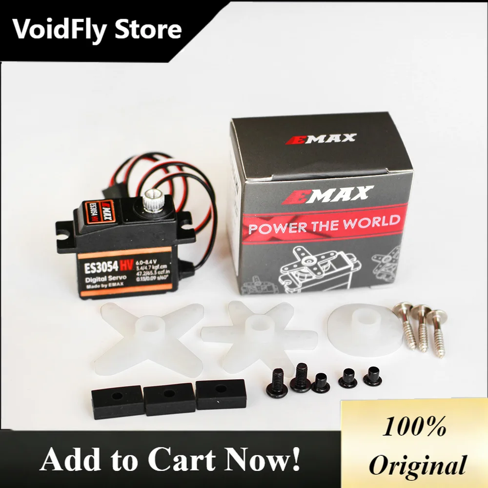VoidFlyServo For Fixed Wing Aircraft ES3054 HV Digital Metal Gear 17g High Voltage RC Model Accessory
