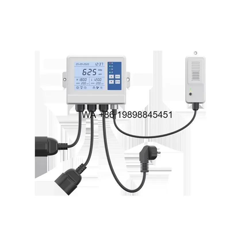 Wmwmnu for Waterproof Remote Sensor Intelligent Growing Greenhouse Mushroom Grow Tent Smart Humidity Temperature CO2