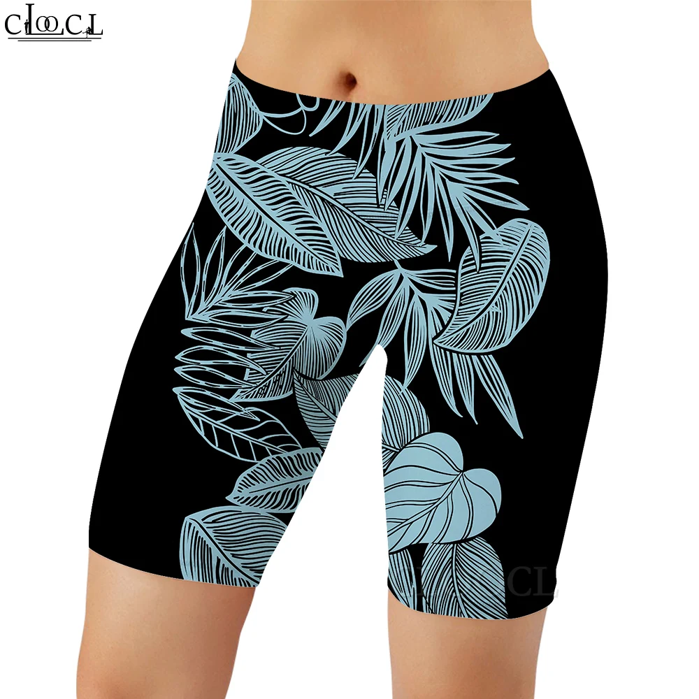 

CLOOCL Fashion Women Legging Simple Leaves Pattern 3D Printed Leggings for Female Gym Workout Jogging Sexy Skinny Shorts