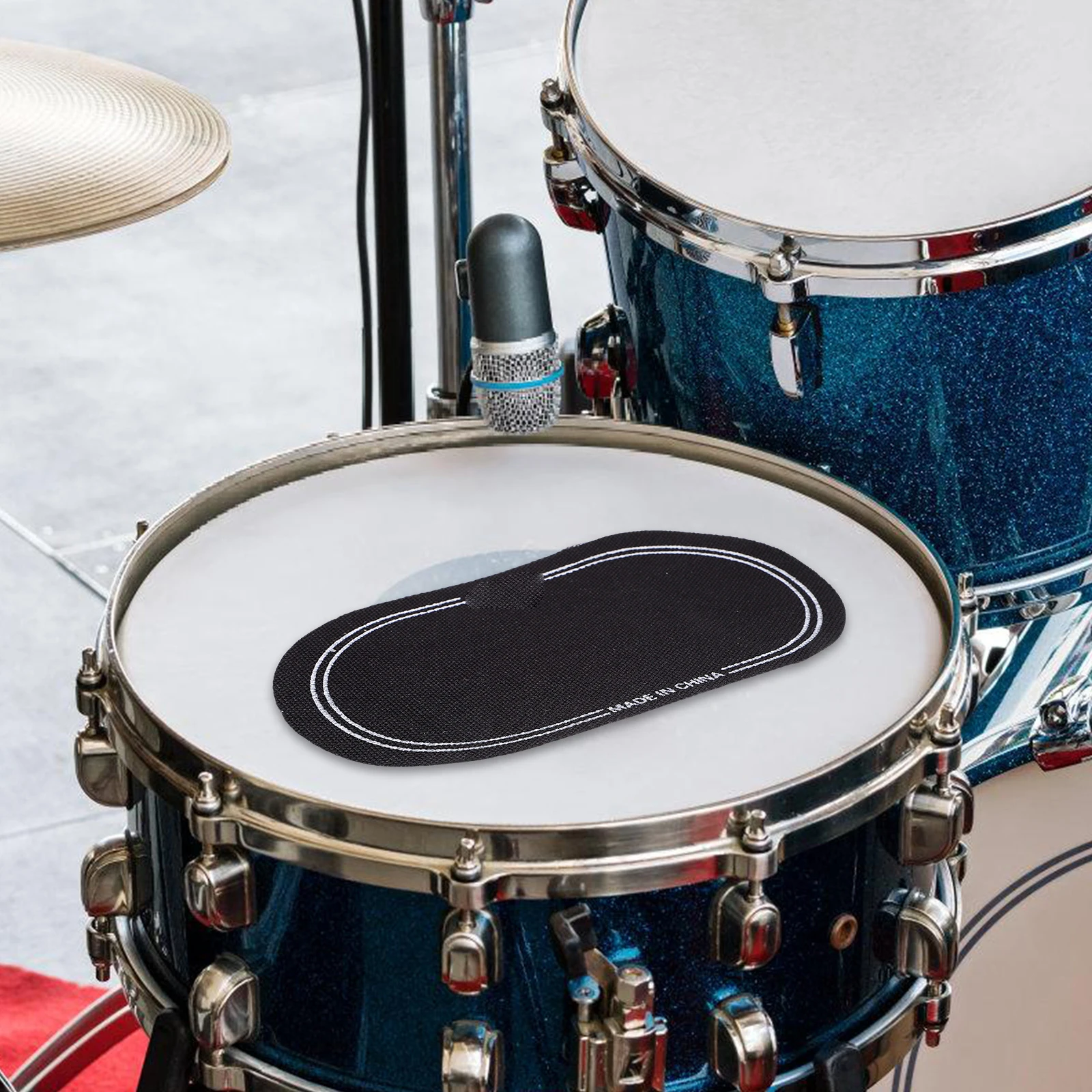 

Adults Drum Protective Patch Practice Kit Skin Drumstick Silent Tip Child