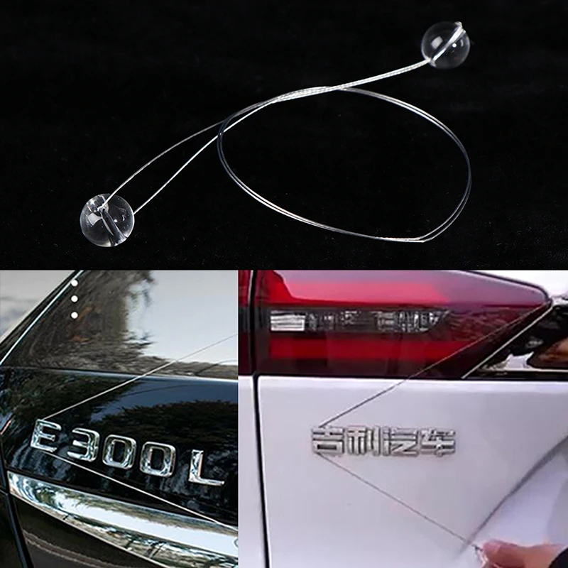 Car Emblem Spoiler Stripping Peeling Tool Vehicle Logo Remover Accessories