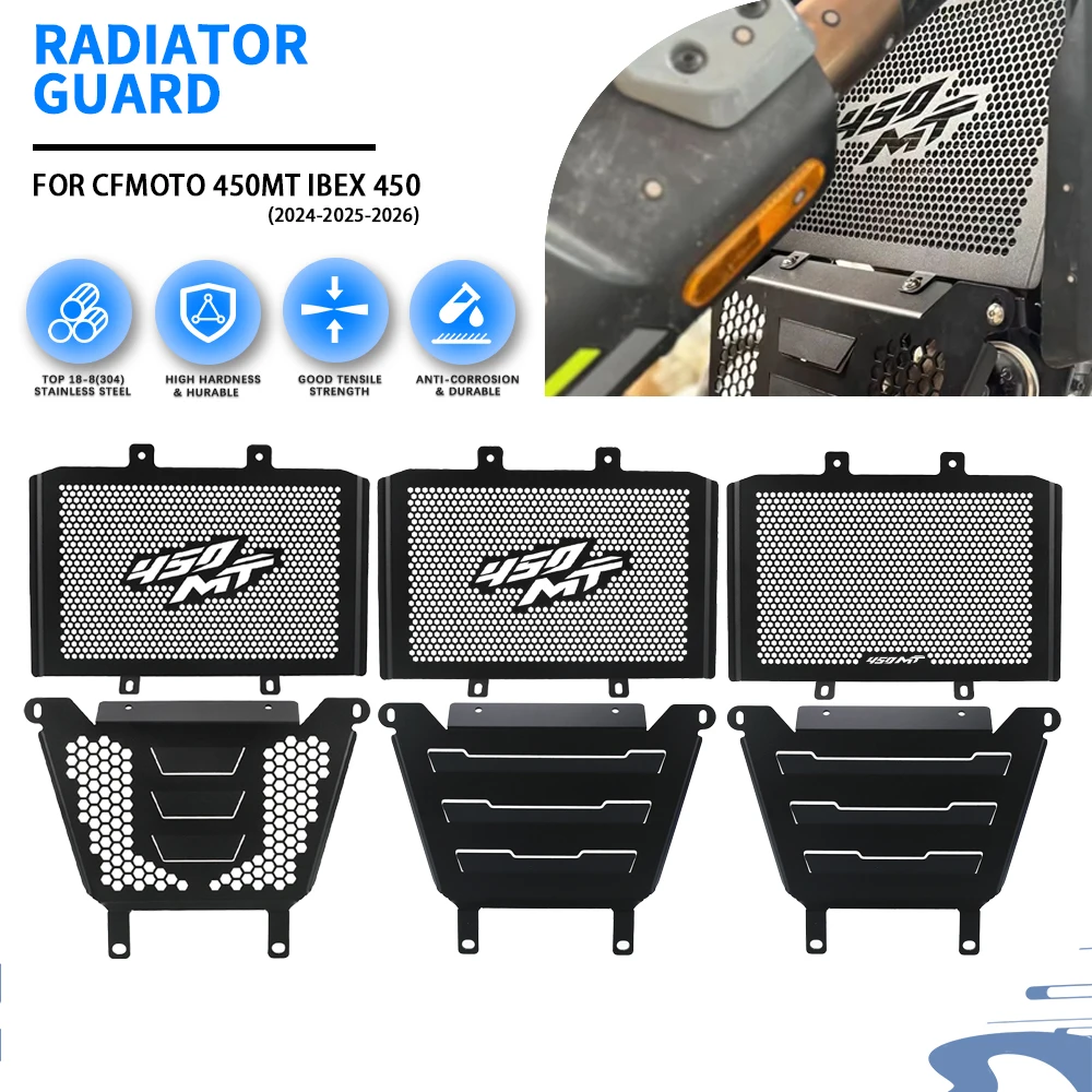 

450MT для CFMOTO CF MOTO 450MT 450 MT MT450 IBEX450 2024 2025 2026 защита радиатора мотоцикла Защита крышки двигателя