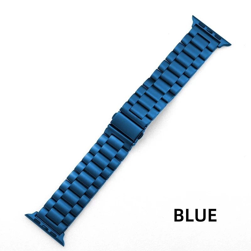 Edelstahlarmband für Apple Watch Band 38/42 mm 41 mm 40/44 mm 45 mm 49 mm Serie 9 8 7 6 SE Ultra 54321 auf iWatch Metallarmband