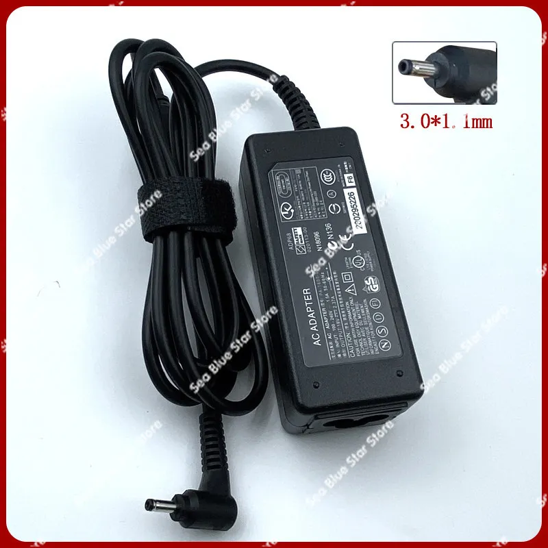 19V 2.37A 45W 3.0 * 1.1mm Charger, Notebook Power Adapter, Suitable for Acer Hummingbird Delta Charger