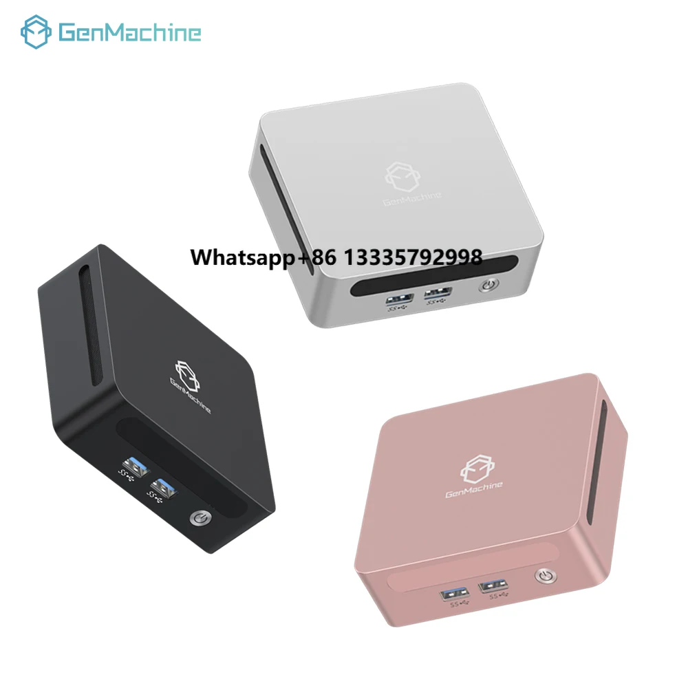 

GenMachine AMD Mini PC Ryzen R9 7940HX Ryzen 9 2*DDR5 32GB NVMe SSD 4K HTPC WiFi BT 5.2GHz Desktop Mini Pcs Gaming
