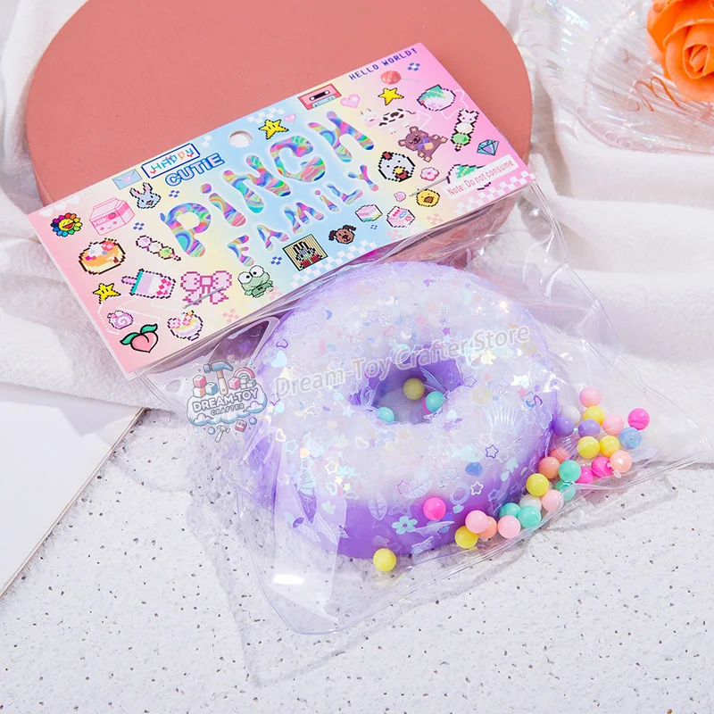 Taba mole mesa donut squeeze brinquedo realista doce brinquedos anti-estresse macio lento rebote descompressão bonito donut brinquedo