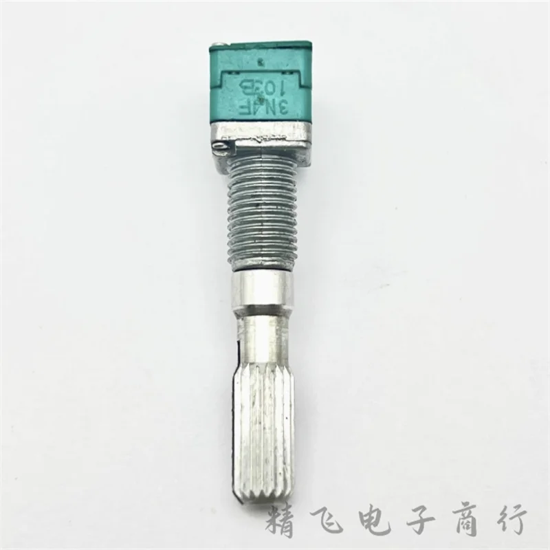 1 PCS Taiwan FD Fuhua RK097 Double Precision Potentiometer B10K with Mid Point Axis Wrapped Thread Length 30MM