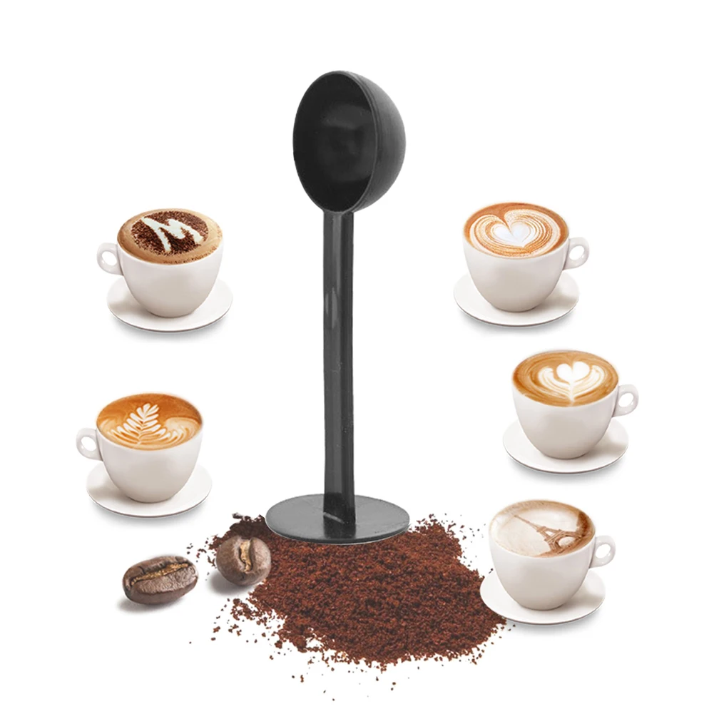 2 in 1 Coffee Spoon Dual-use Bean Powder Scoop 10g Home Kitchen Standard Measuring Spoon Plastic Coffee Tea Tools