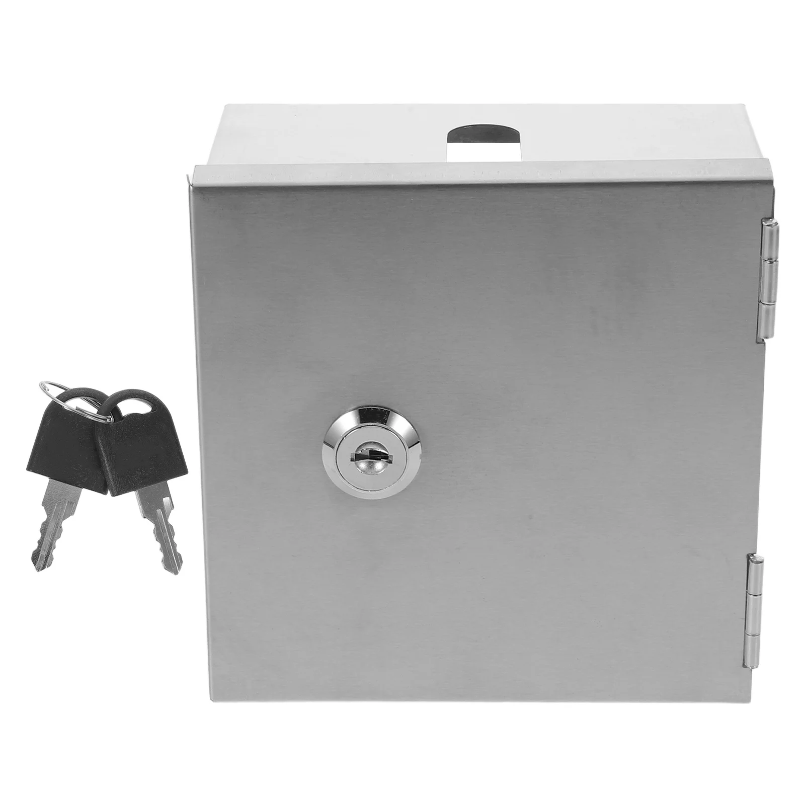 

Stainless Steel Socket Protector 86 Type Waterproof Lockable Power Outlet Cover Outdoor Wall Electrical Box Garden Plug
