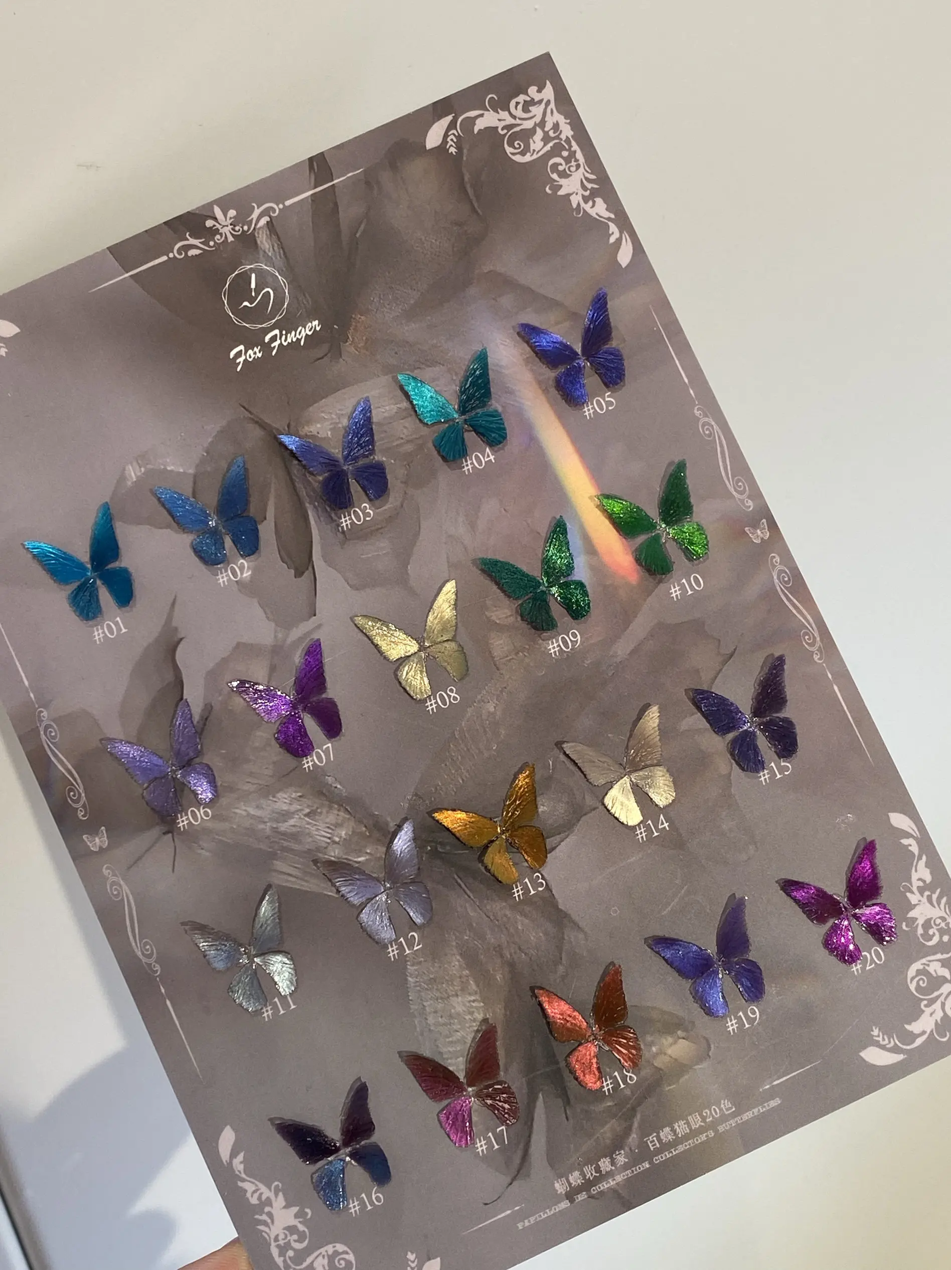New Mini Butterfly Nail Art Mold with Extremely Clear Simulation Texture 3D Silicone Mold DIY Nail Art Stamping Template