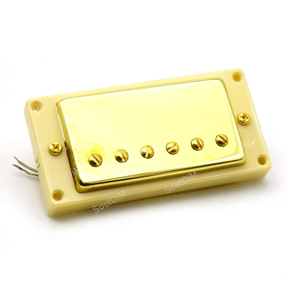 1Set LP Electric Guitar Pickups Humbucker Neck/Bridge Pickup with Pickup Rings Guitar Parts and Accessories 50mm/52mm