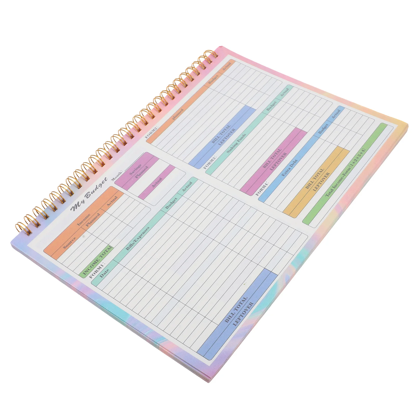 

B5 Financial Record Book Undated Weekly Budget Tracker Sheets Expense Log Book Cash Budget Binder Spending Tracker Notebook for