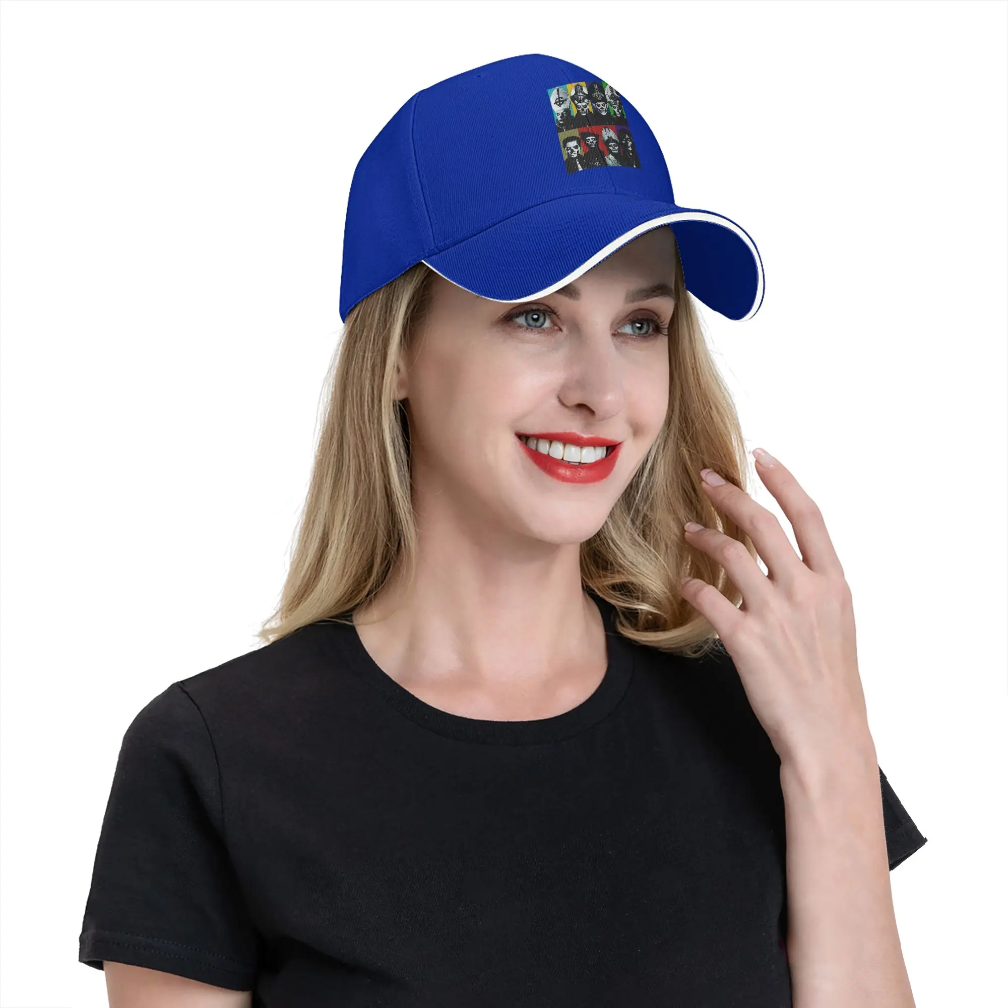 Ghost B.C. Band Cap Fashion Casual Baseball Caps Adjustable Hat Hip Hop Summer Unisex Baseball Hats Customizable Polychromatic