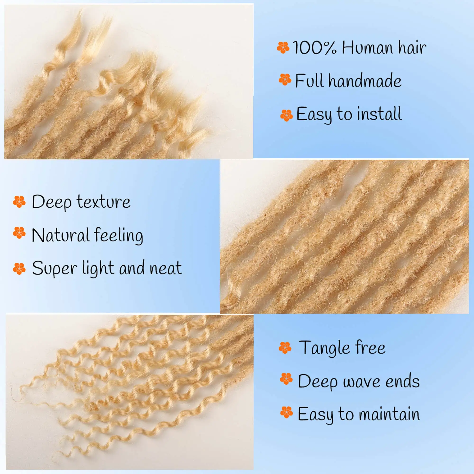 Orientfashion dreadkocs human hair bundles