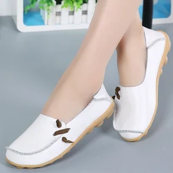 Flat Shoes For Women Leather Flats 2023 New Slip On Loafers Women's Casual Shoes Female Footwear Moccasins Zapatos Para Mujeres