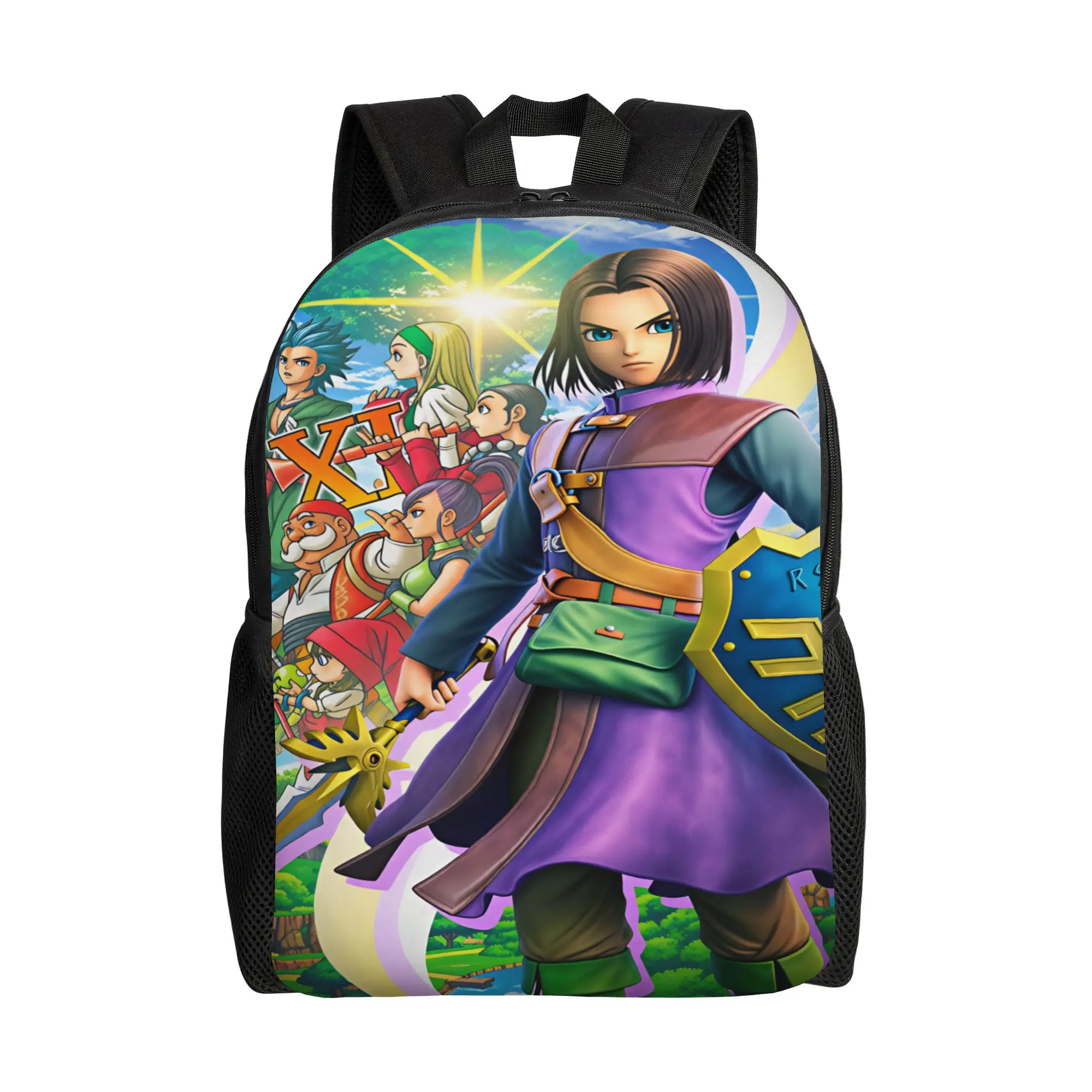 Dragon Quest Slime  Backpack Student Unisex  Lightweight Backpacks Polyester Fun High School Bags College Custom Rucksack