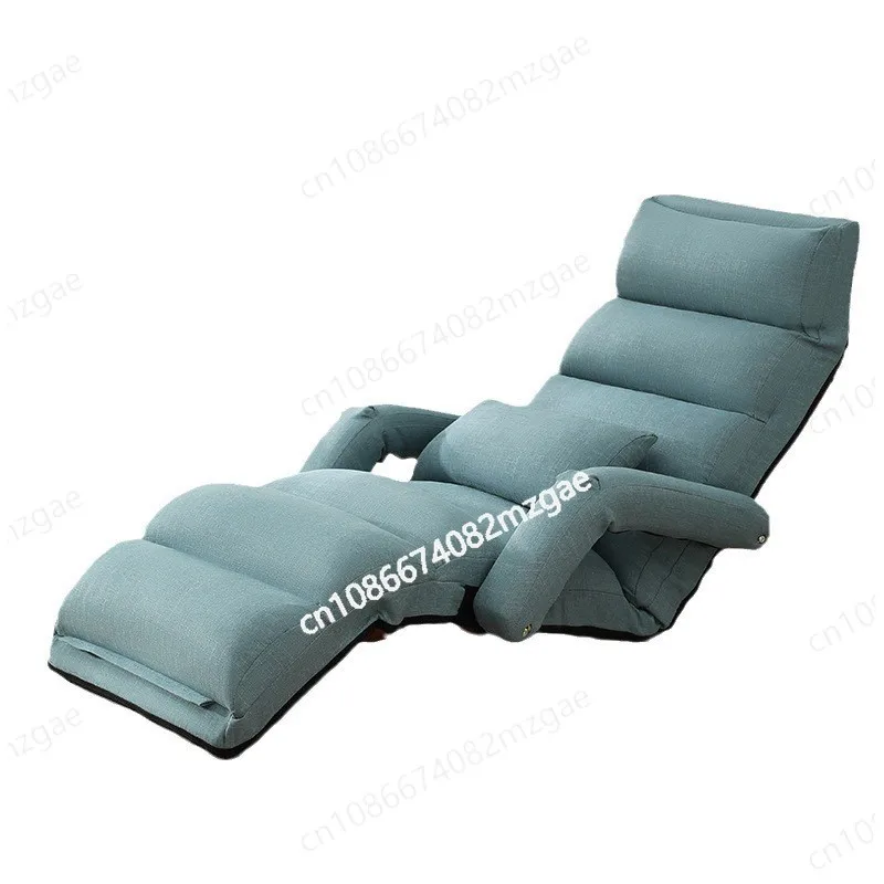 

Realife Armrest Lounge Chair Leisure Backrest Chair Home Nap Single Folding Bed Dual Use Can Lie Down Or Sleep Lazy Sofa 2024
