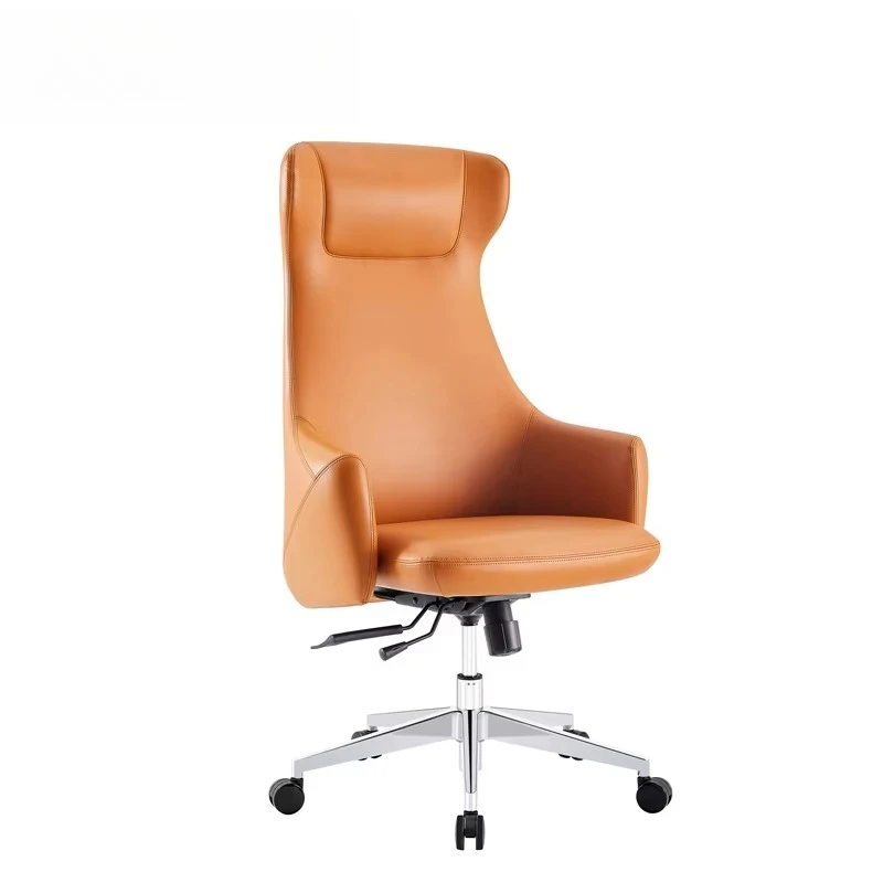 ✗x Office Commercial Furniture Comfortable Office Furniture High Back Swivel Nappa Pu Leather  Reception Office Chair&