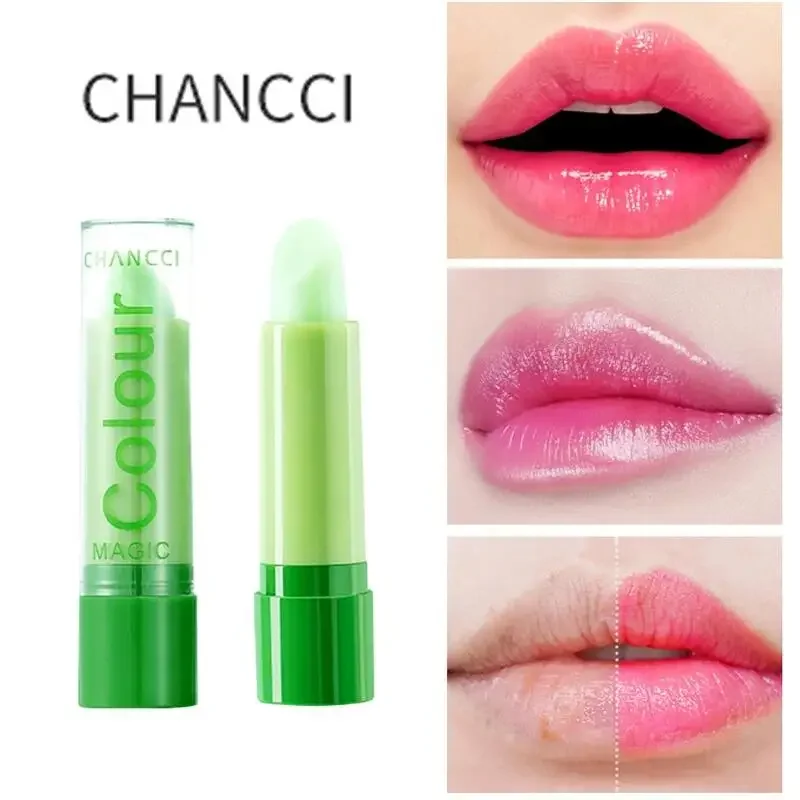 

Aloe Vera Moisturizing Lip Balm Temperature Color Change Lipstick Long Lasting Waterproof Nourishing Lip Korean Makeup Cosmetics