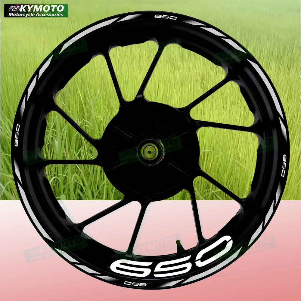 

For Z650 Z 650 motorcycle accessories 17 inch front and rear wheel decals fairing hub rim reflective stickers decoration