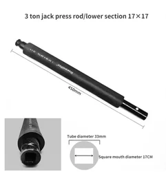 3 Ton Hydraulic Floor Jack Handle 3 T Long Pressure Rod Double Pump Jack Handle Hand Jack Accessories