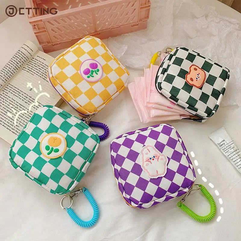 Portable Girl Tampon Storage Bag Organizer Ladies MakeupBag Sanitary Pad Pouch Napkin Cosmetic Bag Women Tampon Holder Organizer