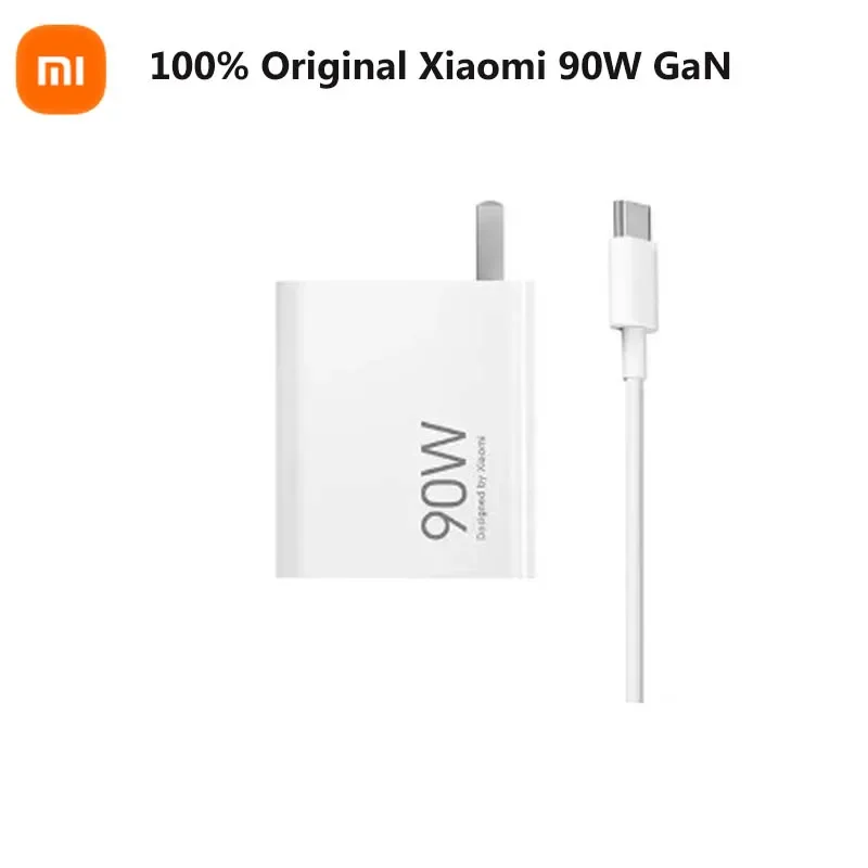 Original Xiaomi 90W GaN Charger kits Smart Fast Charging With Type C Cable For Smart Phone/Tablet PC/Gamepad Wall Charger