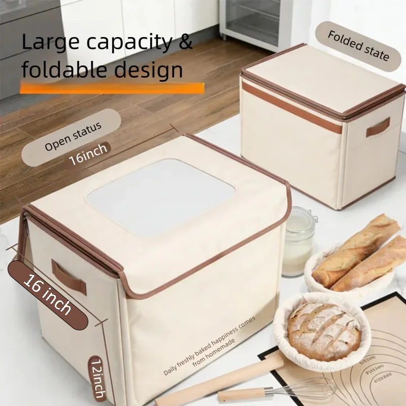 Household Portable Bread Proofing Box Large Capacity Adjustable Temperature Timed DIY For Bread Pizza Yogurt Sourdough