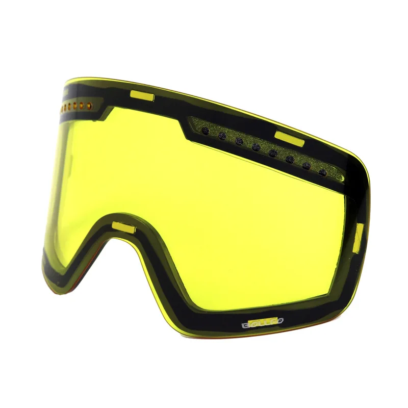 BOLLFO Magnetic Ski Goggles Interchangeable Double Layer Lens UV400 Wide View for Men Women Snowboarding Snowmobile Outdoor