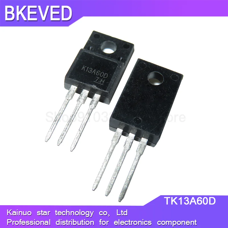 10pcs TK13A60D TO-220F K13A60D TO220F TK13A60 TO-220 13A60 N-Channel