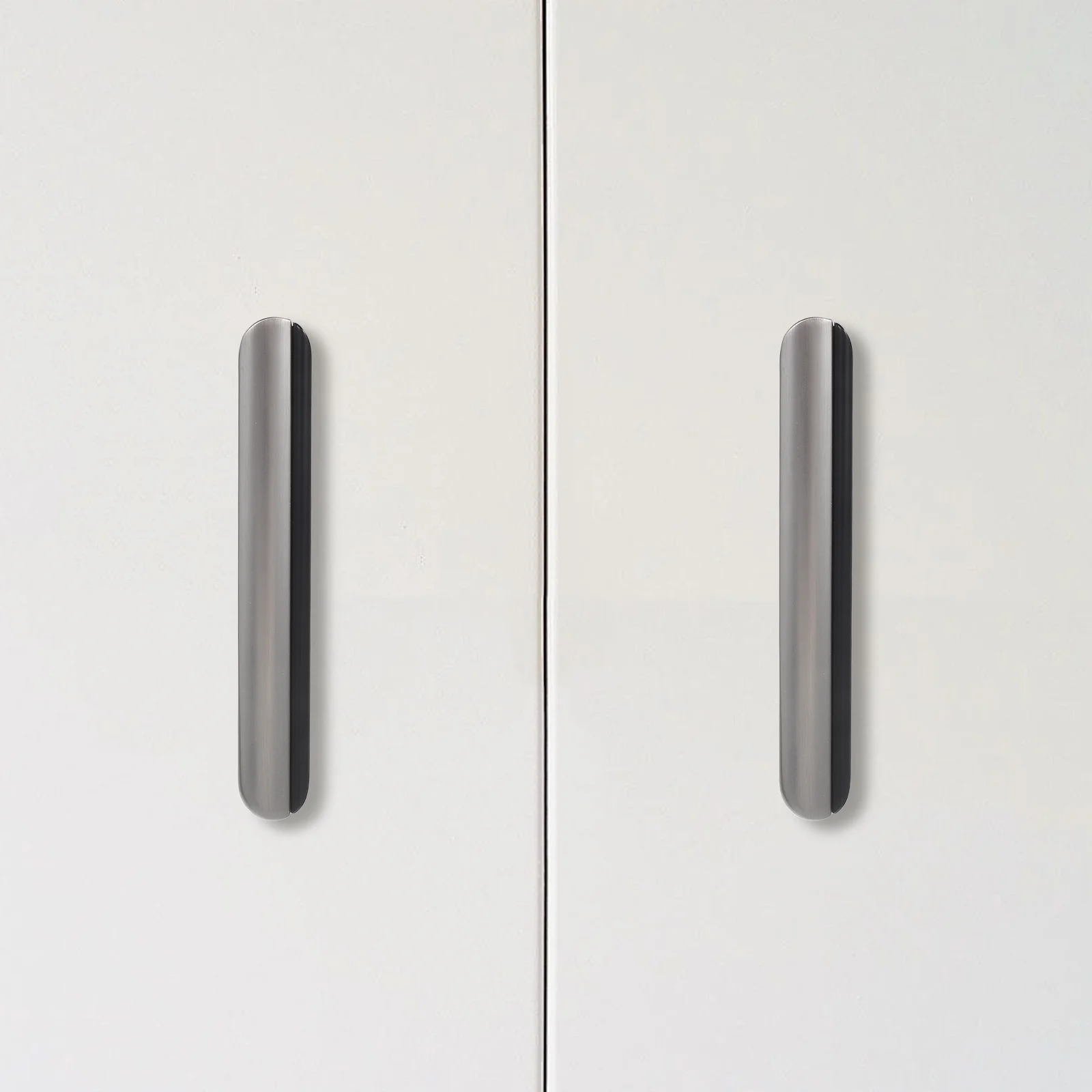 

1Set Zinc Alloy Cabinet Handles Modern Drawer Pulls for Kitchen Wardrobe Dresser Cupboard Furniture Hardware Elegant Design