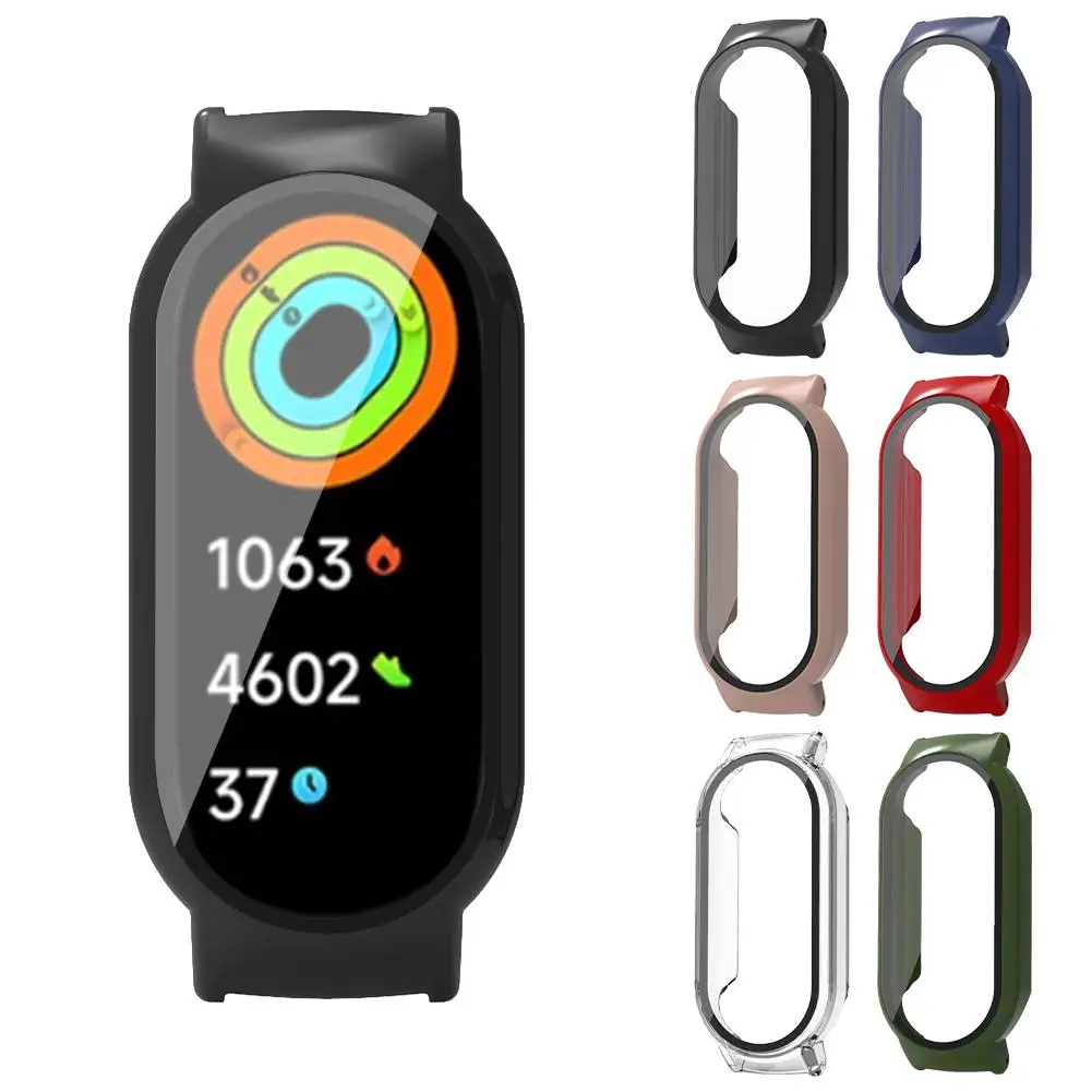 Protector For Xiaomi Band 11 NFC Case PC Hard Case 9H Tempered Glass Screen Protector Full Cover