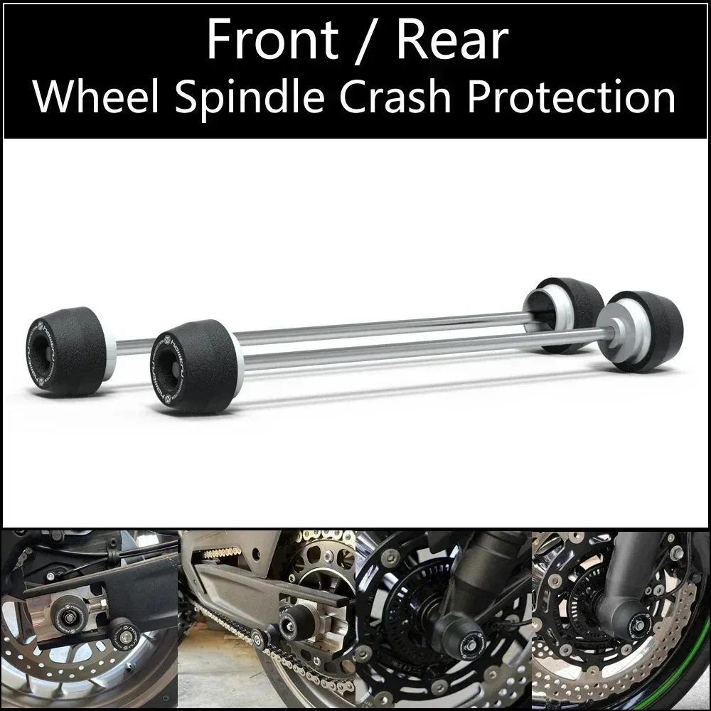 

Front Rear wheel Spindle Crash Protection For Yamaha YZF R6 2017-2023 Fall prevention