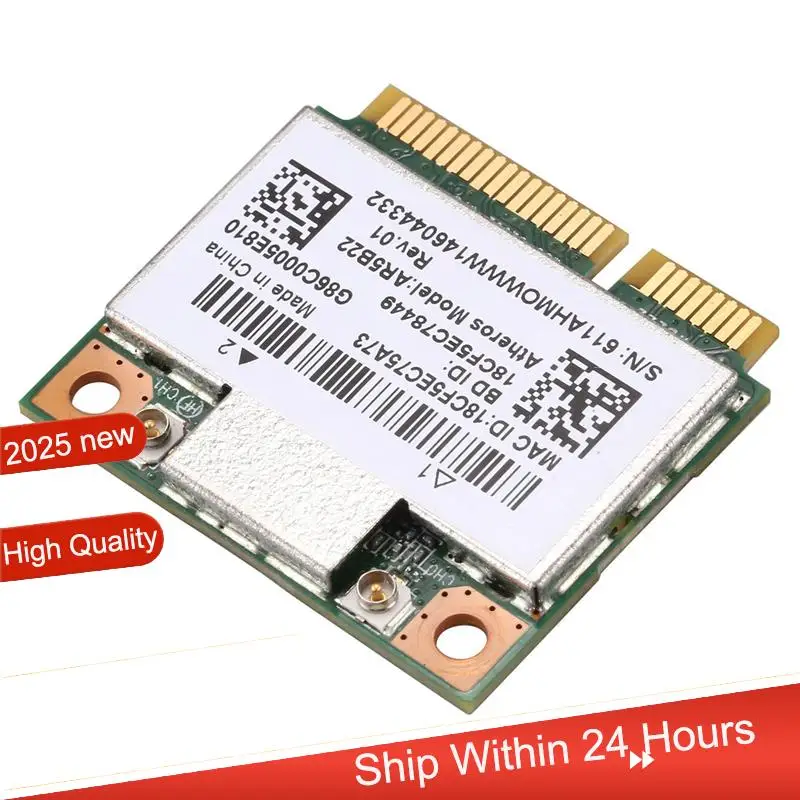 AC18(Guaranteed) 10X AR5B22 2.4/5Ghz Dual Band Wifi Card 802.11Ac Bluetooth 4.0 Wireless WLAN Card For Lenovo Y400 Y500 Y410P S2