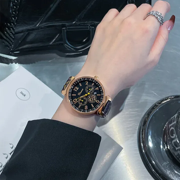 Dimi relógio feminino marca de moda na moda nicho luz luxo cinto quartzo novo relógio dar sua namorada um presente aniversário