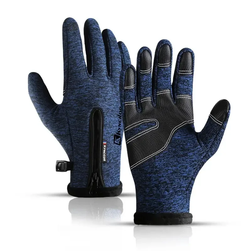 

-10°F Winter Gloves, 10 Fingers Touch Screen Snowboard Ski Gloves, Cold Weather Gloves