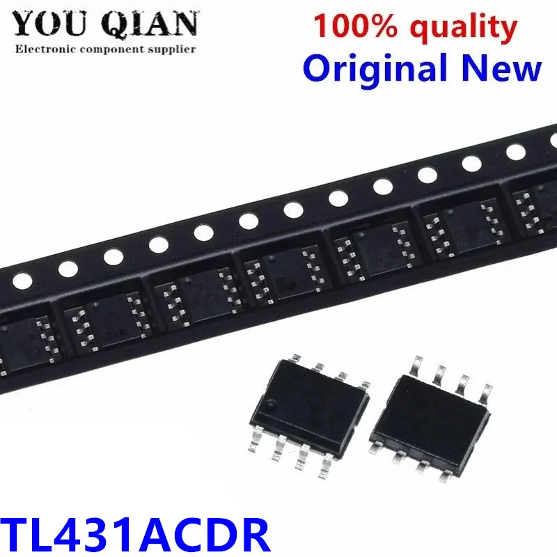 10PCS TL431ACDR SOP8 TL431AC SOP 431AC SMD TL431 SOP-8 TL431ACDT new and original IC