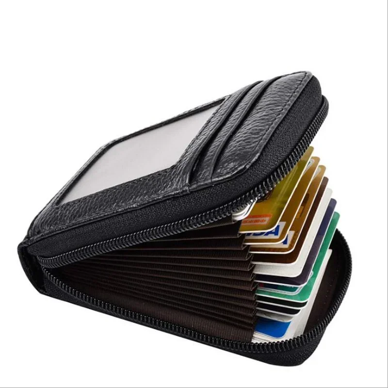 Travel Journey Bank Card Organizer Wallet Passport ID Card Holder Ticket Credit Card Zipper Holder Purse Bag Case