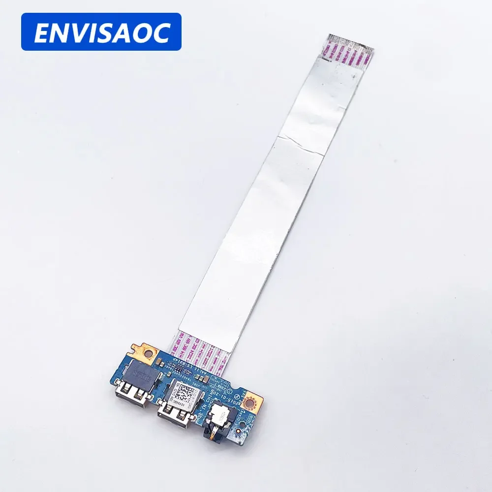 For Dell Inspiron 5551 5552 5555 5558 5559 5575 5758 5452 P51F Vostro 3558 V3558 laptop USB Audio headphone jack board LS-B914P