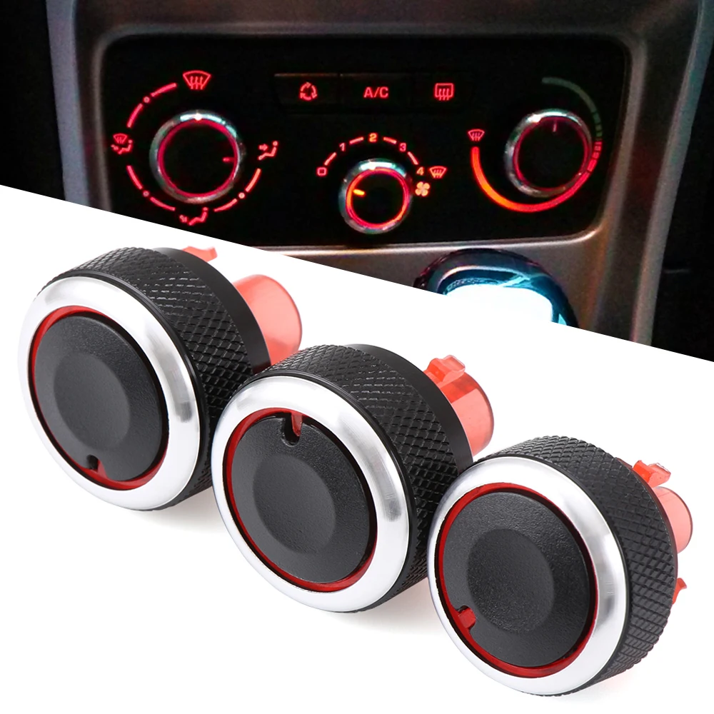 Car AC Heater Climate Control Knob Panel Switch Knobs Air-con Buttons for Peugeot 307 CITROEN C4 C-TRIOMPHE Accessories