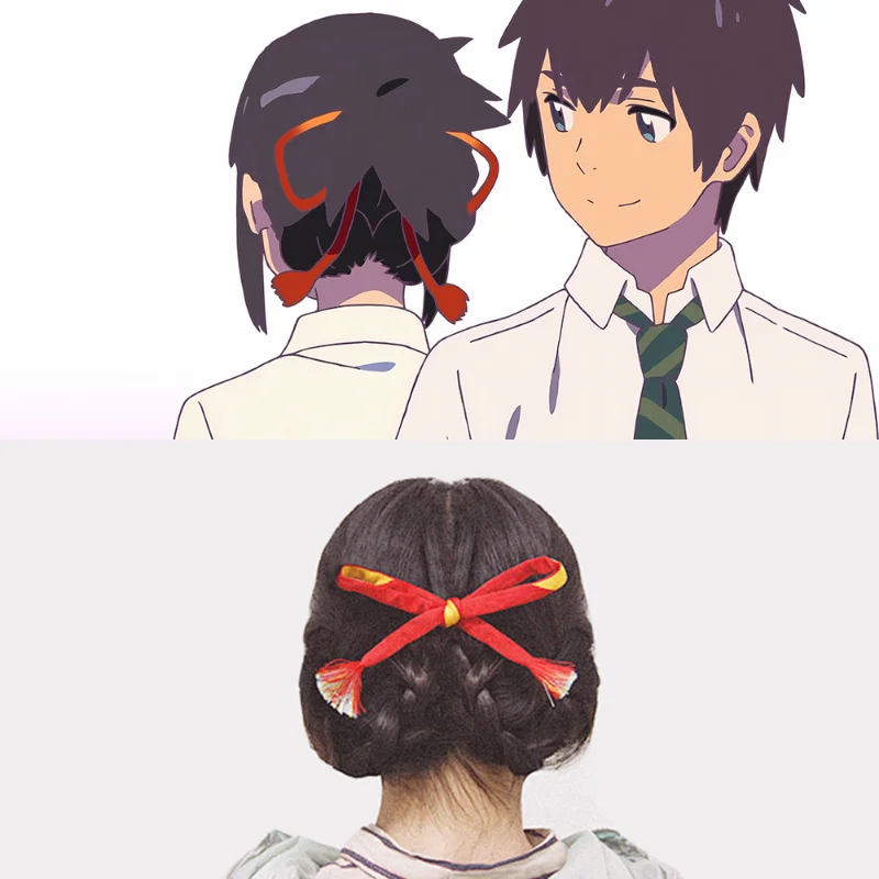 اليدوية اليابانية كاريكاتير المجوهرات ، أنيمي سوار تأثيري ، الشريط اسمك ، سحر الحظ ، هدية المجوهرات ، الحبيب والصداقة ، أساور