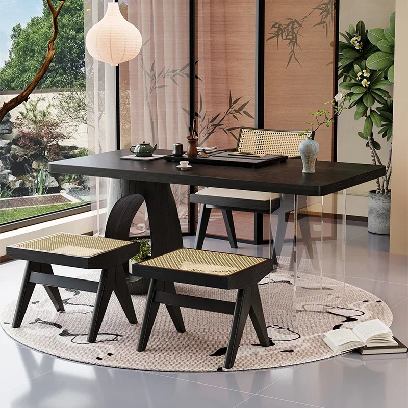 Commercial and leisure area exquisite small Zen negotiation table